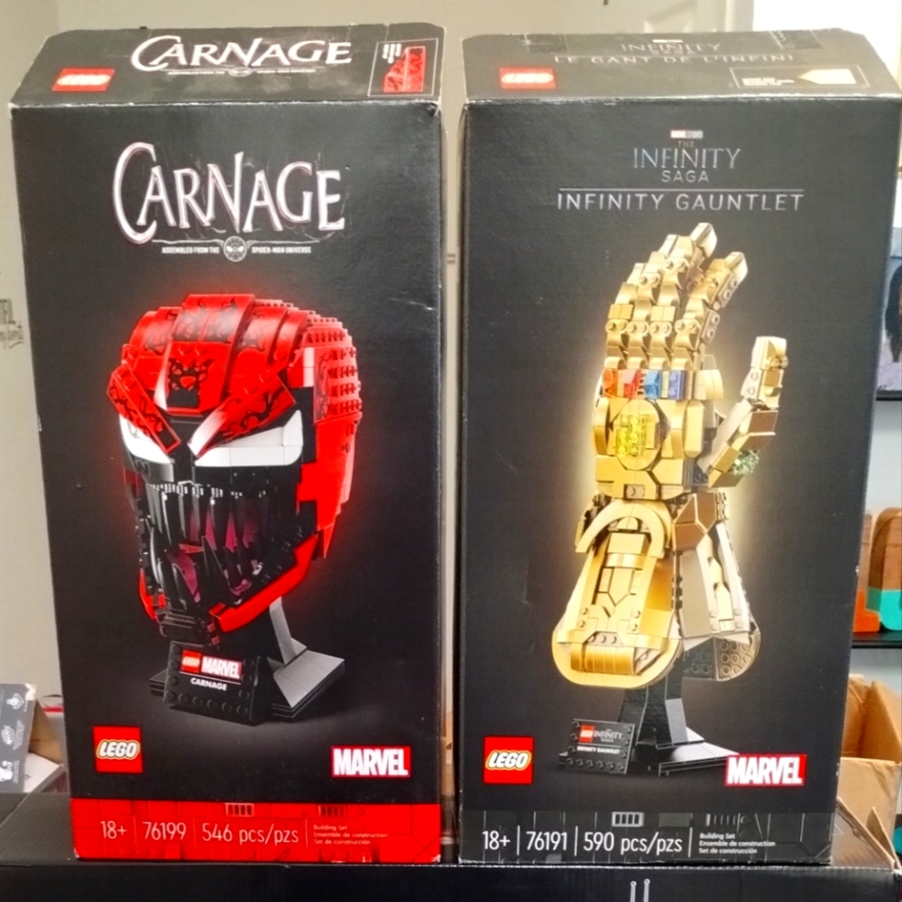 Lego marvel carnage infinity gauntlet set